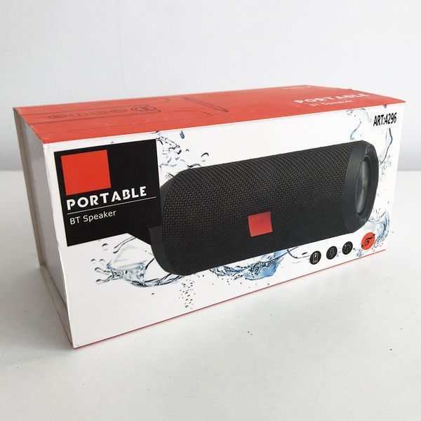 Bluetooth-колонка TG-117 портативна вологостійка. Колір червоний 00017205 фото