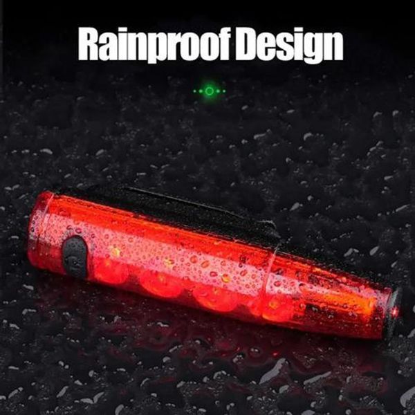 Велофонарь LEADBIKE LD77-LS-4 LED с лазерной разметкой, Фонарь аккумуляторный светодиодный велосипедный 00016785 фото