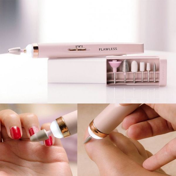 Фрезер для маникюра и педикюра Flawless Salon Nails, ручка фрезер для маникюра. Цвет: розовый 00015521 фото
