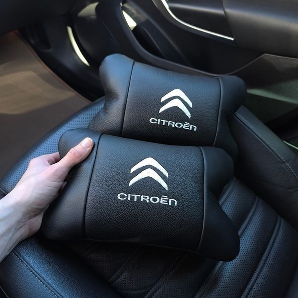 Набір шкіряних подушок Citro&euml;n з натуральної італійської шкіри + фірмовий брелок у подарунок 00016880 фото