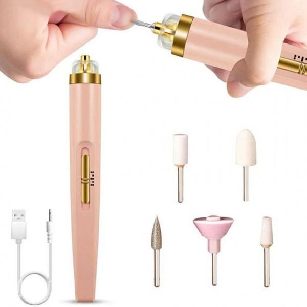 Фрезер для маникюра и педикюра Flawless Salon Nails, ручка фрезер для маникюра. Цвет: розовый 00015521 фото