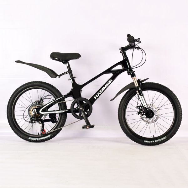 Дитячий велосипед Hammer M-1 20 дюймів. Колір: чорний 00016115 фото