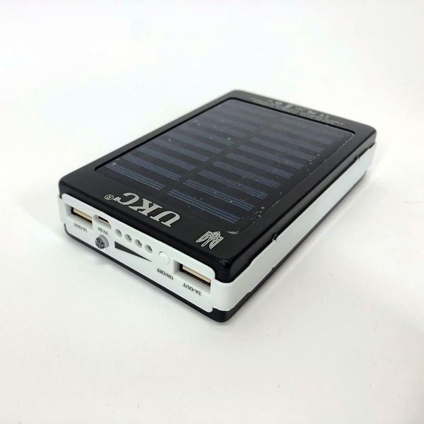 УМБ Power Bank Solar 90000 mAh мобільне зарядне з сонячною панеллю та лампою, Power Bank Charger Батарея 00017260 фото