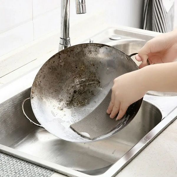 Абразивная губка для чистки посуды sandpaper AND-5599 00020561 фото