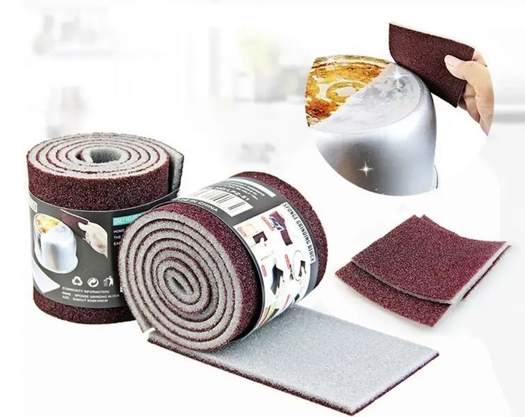 Абразивная губка для чистки посуды sandpaper AND-5599 00020561 фото