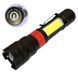 Ліхтар ручний акумуляторний PL-826-P70-COB(white+red), Портативний точковий ліхтар, Похідний ліхтарик 00023061 фото 3