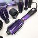 Фен-щетка стайлер VGR 8 в 1 V-488. Цвет: фиолетовый 00014812 фото 14
