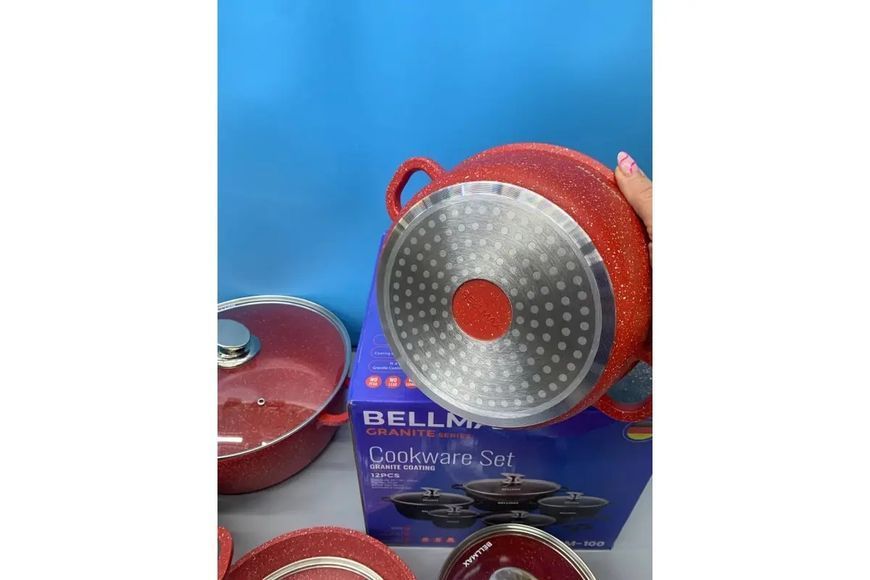 Набор посуды 9 предметов Bellmax Cookware Set BM-120 00019513 фото