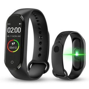 Фитнес браслет Smart Watch M5 Band Classic Black смарт часы-трекер. Цвет: черный 00022133 фото