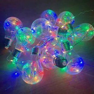Разноцветный Гирлянда RD-9008 лампа Эдисона 75 LED 3,2 м Микс RGB 00024843 фото