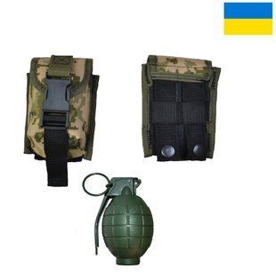 Качественный Подсумок под гранату из кордуры пиксель MOLLE для гранаты тактический 00018285 фото