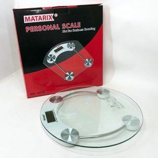 Весы напольные электронные MATARIX MX-451A 180 кг круглые, весы для взвешивания людей 00013475 фото