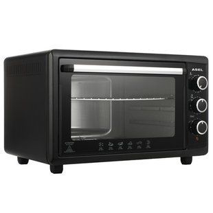 Електродуховка Asel АF50-33 50 л 1500 Вт Духовка електрична Асель Турецька, Підсвічування, Конвекція 00020171 фото