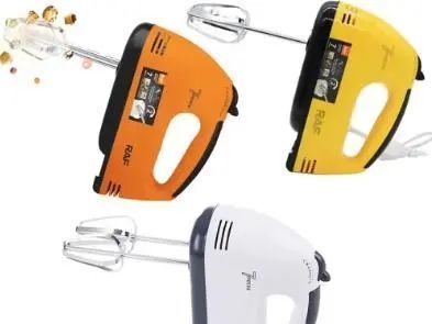 Ручний кухонний міксер 7 швидкостей 4 насадки DOMOTEC R-6633B 00021052 фото