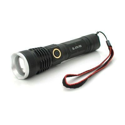 Ліхтар ручний акумуляторний BL-A79-P50 zoom Type-C, ліхтар ручний потужний, тактовний ліхтар 00023570 фото