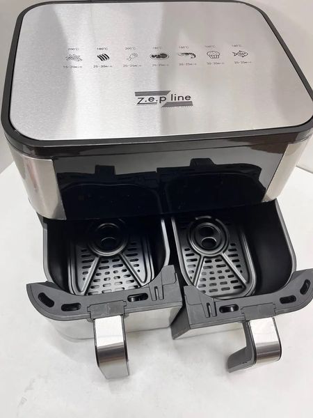 Аэрофритюрница на 2 чаши Zepline ZP-209 с мощностью 4000Вт на 12л 00020881 фото
