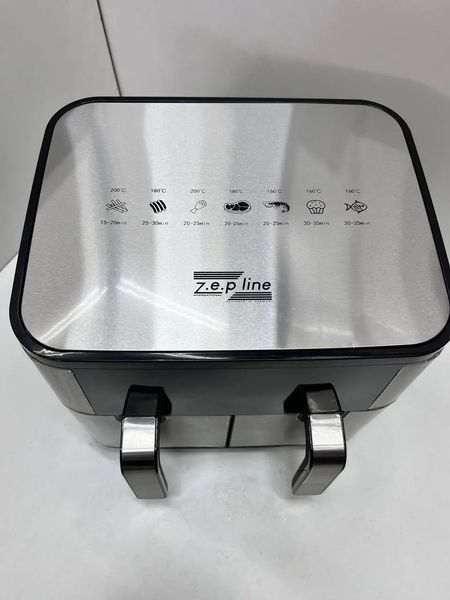 Аэрофритюрница на 2 чаши Zepline ZP-209 с мощностью 4000Вт на 12л 00020881 фото