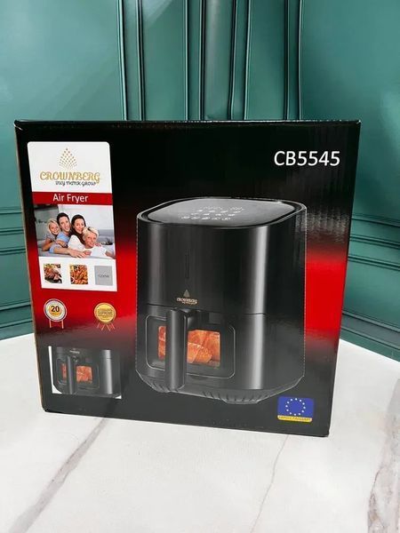 Фритюрниця повітряна 8 програм 1200Вт 4л Crownberg CB 5545 00021556 фото
