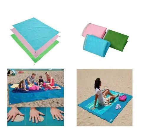 Анти-песок Пляжная чудо подстилка коврик для моря Originalsize Sand Free Mat 00014255 фото