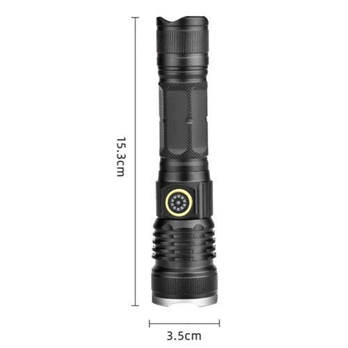 Ліхтар ручний акумуляторний BL-A79-P50 zoom Type-C, ліхтар ручний потужний, тактовний ліхтар 00023570 фото