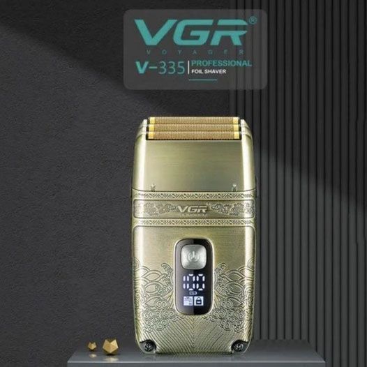 Профессиональная электробритва Шейвер VGR V-335 Shaver с тремя ножевыми блоками, бритва для бороды 00014370 фото