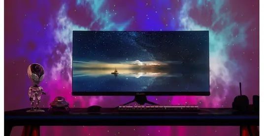 Багатобарвна лампа-проектор зоряного неба STAR PROJECTOR NIGHT LIGHT ALIENSUN 00017346 фото