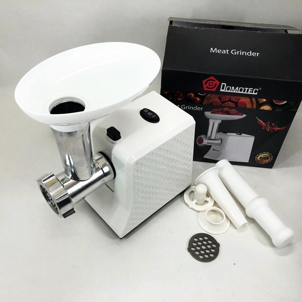 Электрическая Мясорубка Domotec R3391 2000W, Мощная компактная мясорубка для дома, Мясорубка 3 в 1 00019046 фото