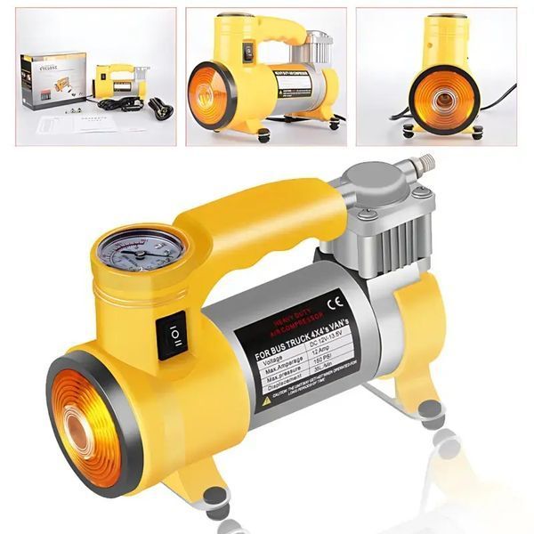 Автомобільний компресор Air Compressor 12 В/220 В AND 521-2413 S98-2409-Y Jw 00017098 фото
