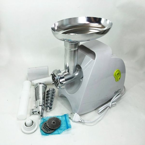 Мясорубка Suntera SMG-5425W, мясорубка-соковыжималка, электрическая мясорубка с насадками для дома 00018948 фото