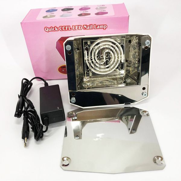 Сушилка для ногтей UV LAMP CCF+LED, Сушилка обычного ногтей, Портативная сушилка для ногтей. Цвет: белый 00014437 фото