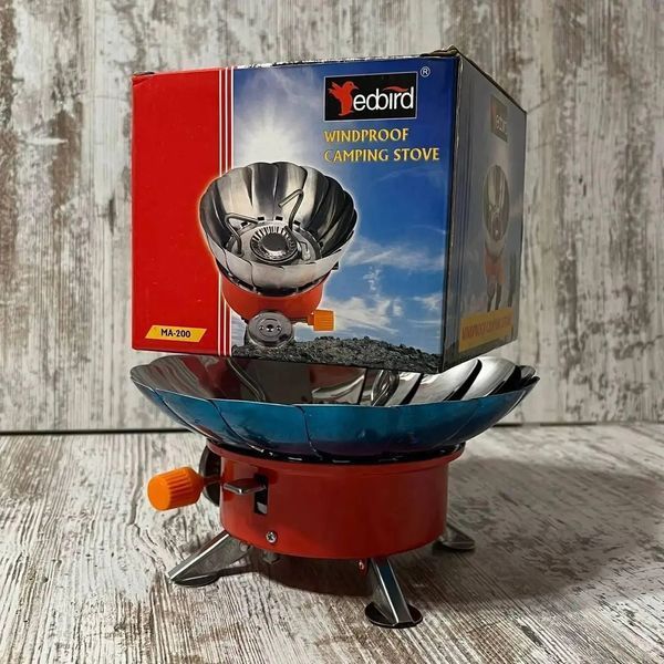Газовий туристичний пальник (міні піч) з п'єзопідпалом Edbird МА-200 00020917 фото