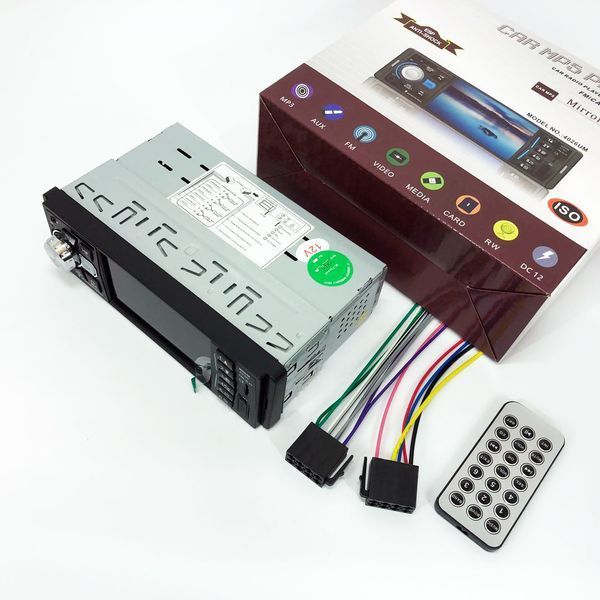 Автомагнитола MP5 4026UM с экраном 4.1 дюйма, AUX вход, Bluetooth, 1 DIN, магнитола в машину 00017063 фото