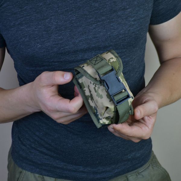 Качественный Подсумок под гранату из кордуры пиксель MOLLE для гранаты тактический 00018285 фото
