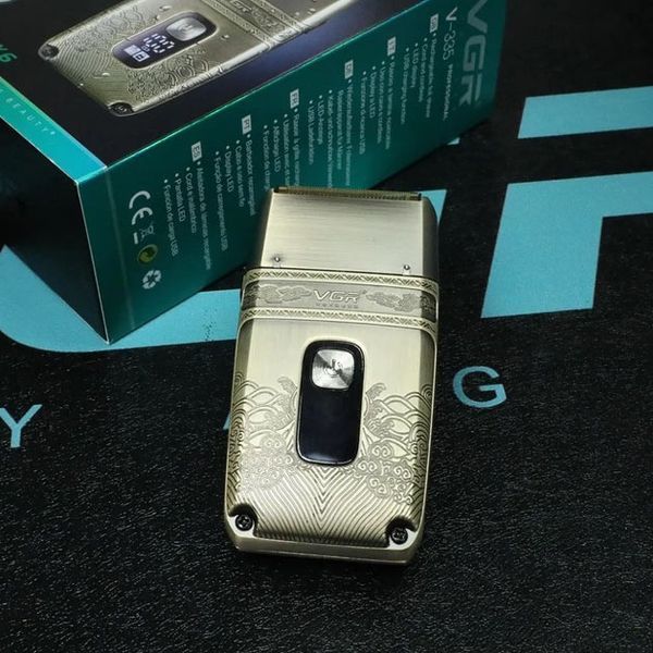 Профессиональная электробритва Шейвер VGR V-335 Shaver с тремя ножевыми блоками, бритва для бороды 00014370 фото