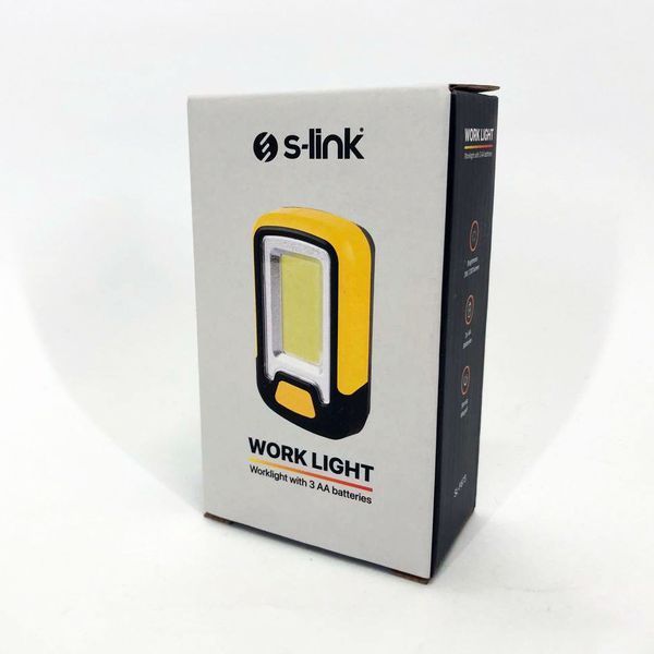 Мини-прожектор S-link SL-F673 (работает на батарейках) с магнитом, светодиодный фонарь для кемпинга 00022874 фото