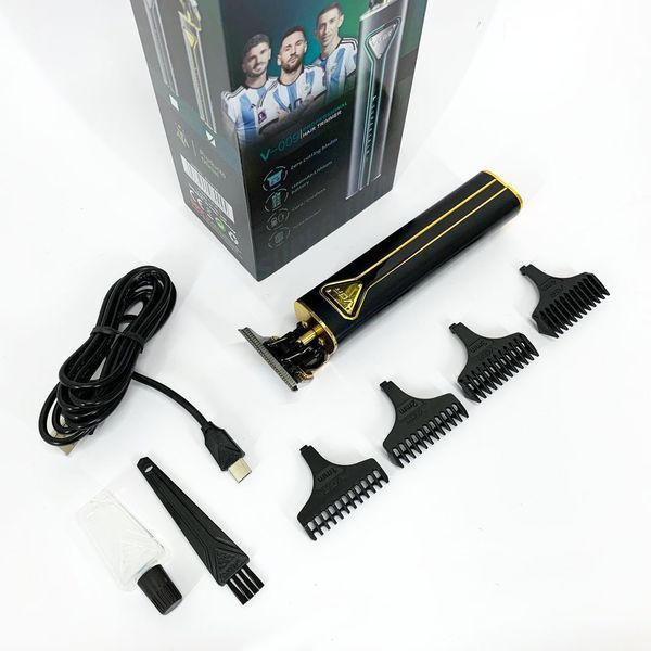Профессиональная аккумуляторная машинка для стрижки VGR V-009 триммер для бороды и усов. Цвет: золотой 00014898 фото