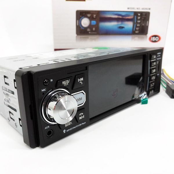 Автомагнитола MP5 4026UM с экраном 4.1 дюйма, AUX вход, Bluetooth, 1 DIN, магнитола в машину 00017063 фото