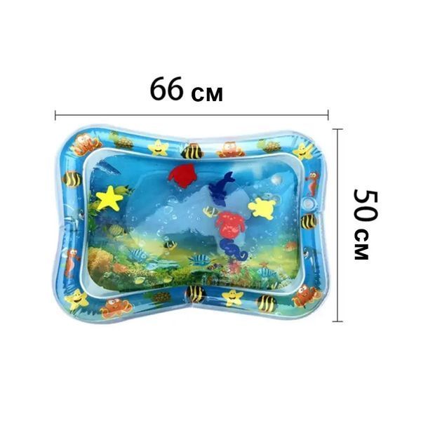 Детский надувной ,водный ,развивающий коврик 66*50 см. 00016150 фото