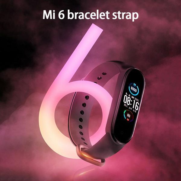 Фитнес браслет FitPro Smart Band M6 (смарт часы, пульсоксиметр, пульс). Цвет: розовый 00022404 фото