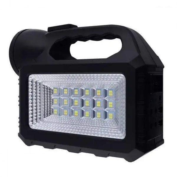 Многофункциональный LED фонарь Cclamp GD-101 с солнечной панелью, 3 лампочки, повербанк 00023273 фото