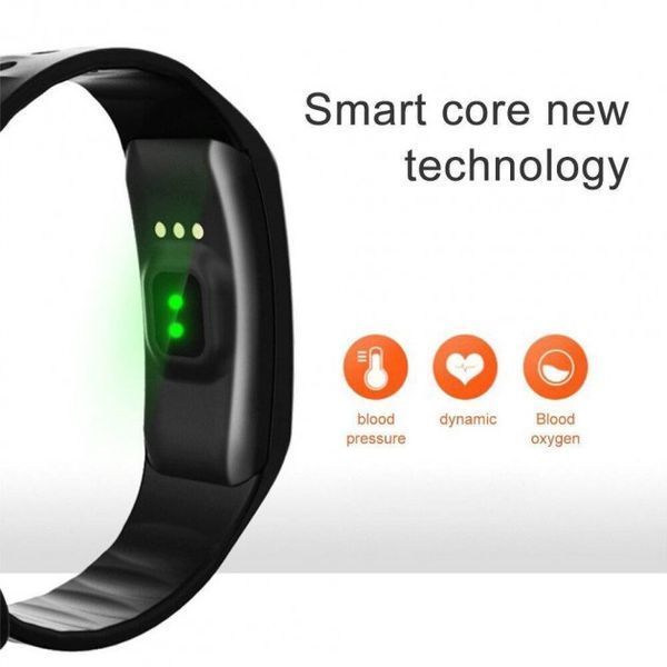 Фитнес браслет Smart Watch M5 Band Classic Black смарт часы-трекер. Цвет: черный 00022133 фото