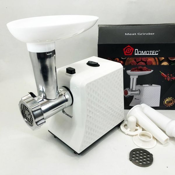 Электрическая Мясорубка Domotec R3391 2000W, Мощная компактная мясорубка для дома, Мясорубка 3 в 1 00019046 фото