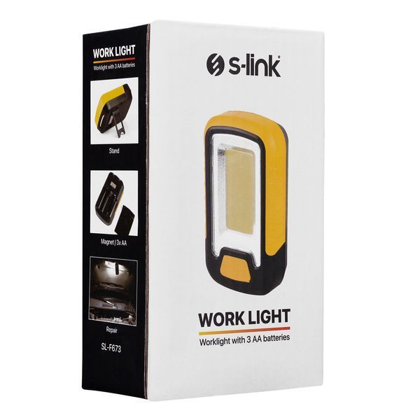 Мини-прожектор S-link SL-F673 (работает на батарейках) с магнитом, светодиодный фонарь для кемпинга 00022874 фото