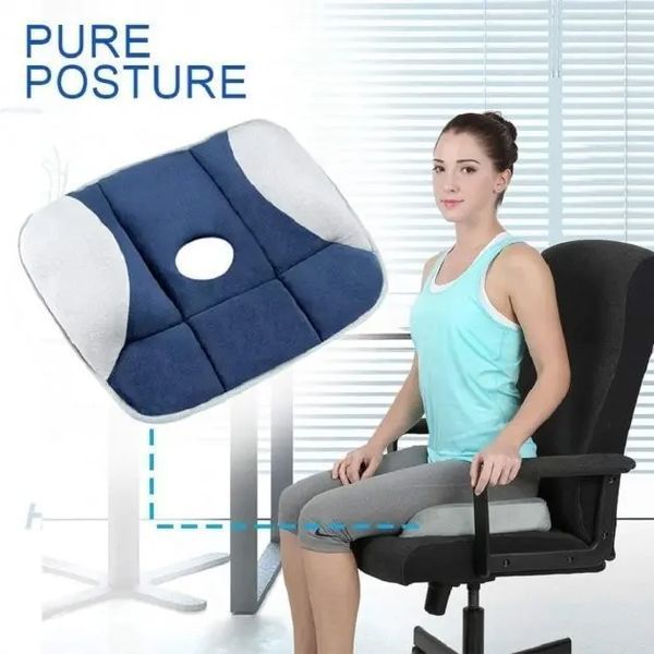 Ортопедична подушка для розвантаження хребта / подушка для сидіння pure posture 00013994 фото