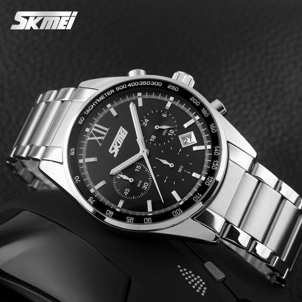 Годинник наручний чоловічий SKMEI 9096BK 00022355 фото