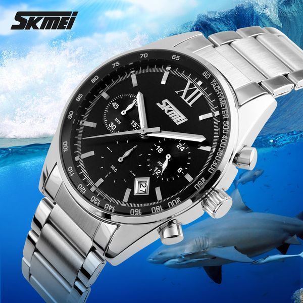 Годинник наручний чоловічий SKMEI 9096BK 00022355 фото