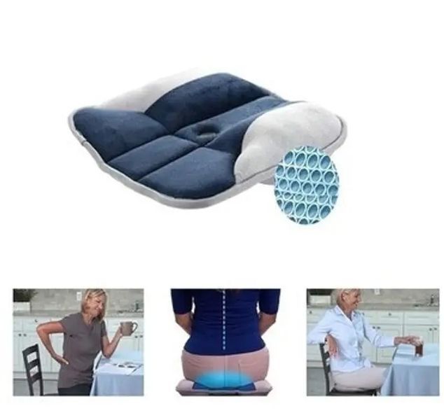 Ортопедична подушка для розвантаження хребта / подушка для сидіння pure posture 00013994 фото