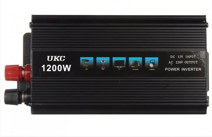 Інвертор 12-220 UKC SSK-1200 1200W 00018009 фото