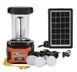 Портативна сонячна автономна система Solar Light DT-9016 панель похідний ліхтар повербанк 00023635 фото 2