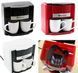 Кавоварка Domotec MS-0705 Red + 2 керамічні чашки 00021222 фото 3